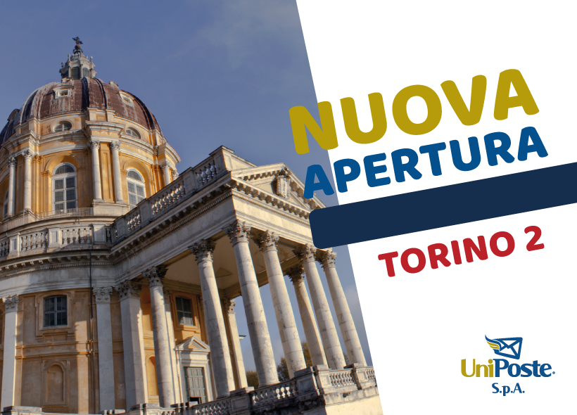 Nuova apertura Agenzia UniPoste Torino 2